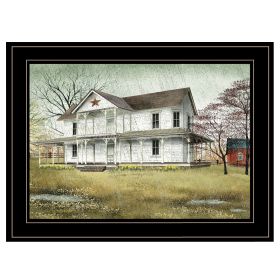 "April Showers" by Billy Jacobs, Ready to Hang Framed Print, Black Frame