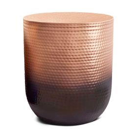 Nova - Metal Side Table - Copper Ombre