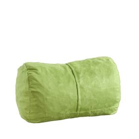 Michael 4 Foot Cylindrical Suede Bean Bag, Kiwi