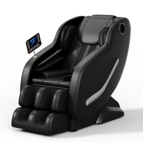 Full Body Massage Chair, Zero Gravity Mode, Deep Tissue Massage Chair, Foot Massage, 8 Fixed Massage Roller, LCD Touch Screen, Waist Heater, Blue
