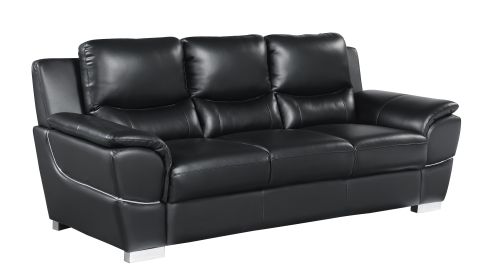 Genuine Leather Sofa (Color: as Pic)
